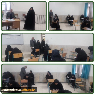 بازدید لطف الله مهدوی ریاست دانشگاه فرهنگیان مازندران از حوزه امتحان پایان ترم نیمسال  اول سال تحصیلی ۱۴۰۳_ ۱۴۰۲ رشته آموزش ابتدایی ورودی ۱۳۹۹ پردیس 