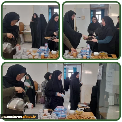 تغذیه سالم و پذیرایی از دانشجویان آموزش ابتدایی ورودی ۹۹ در امتحانات پایان ترم نیمسال اول سال تحصیلی ۱۴۰۳_۱۴۰۲