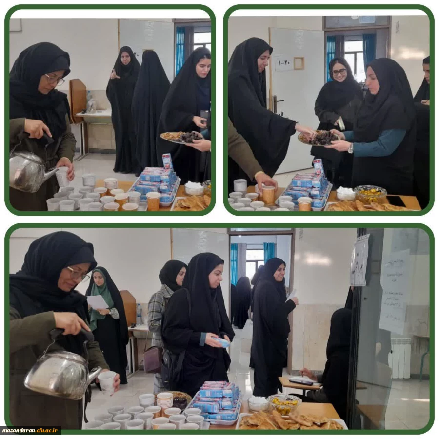 تغذیه سالم و پذیرایی از دانشجویان آموزش ابتدایی ورودی ۹۹ در امتحانات پایان ترم نیمسال اول سال تحصیلی ۱۴۰۳_۱۴۰۲ 2