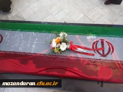 مراسم عطر افشانی مزار شهید خوشنام پردیس فاطمه الزهرا (س) ساری 2