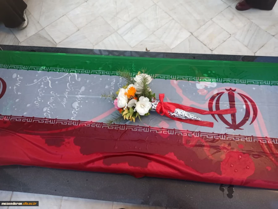 مراسم عطر افشانی مزار شهید خوشنام پردیس فاطمه الزهرا (س) ساری 2