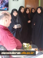 حضور رضایی منش ریاست پردیس فاطمه الزهرا س در مرکز توانبخشی امام علی علیه السلام و عیادت از جانبازان  5