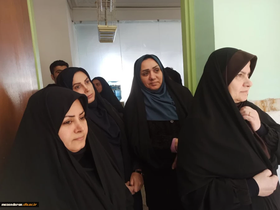 حضور رضایی منش ریاست پردیس فاطمه الزهرا س در مرکز توانبخشی امام علی علیه السلام و عیادت از جانبازان  7