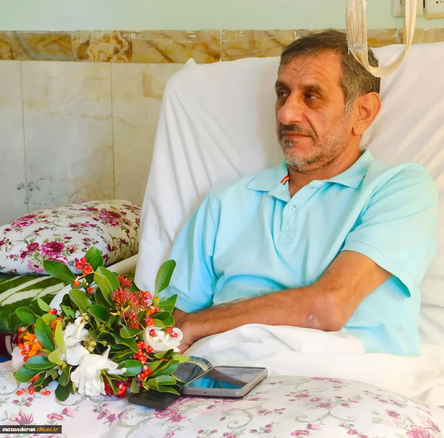 حضور رضایی منش ریاست پردیس فاطمه الزهرا س در مرکز توانبخشی امام علی علیه السلام و عیادت از جانبازان  10