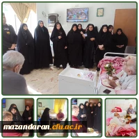 حضور رضایی منش ریاست پردیس فاطمه الزهرا س در مرکز توانبخشی امام علی علیه السلام و عیادت از جانبازان  2