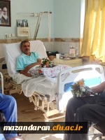 حضور رضایی منش ریاست پردیس فاطمه الزهرا س در مرکز توانبخشی امام علی علیه السلام و عیادت از جانبازان  9