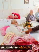 حضور رضایی منش ریاست پردیس فاطمه الزهرا س در مرکز توانبخشی امام علی علیه السلام و عیادت از جانبازان  10