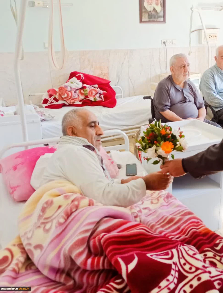 حضور رضایی منش ریاست پردیس فاطمه الزهرا س در مرکز توانبخشی امام علی علیه السلام و عیادت از جانبازان  10