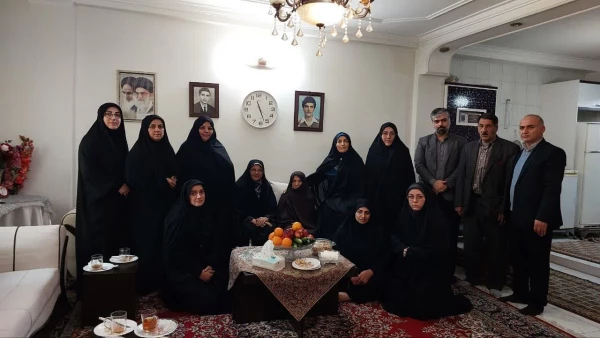 دیدار با مادر شهید مسعود دهقان 2