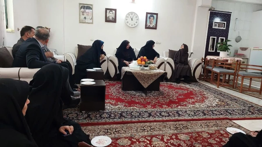دیدار با مادر شهید مسعود دهقان 4