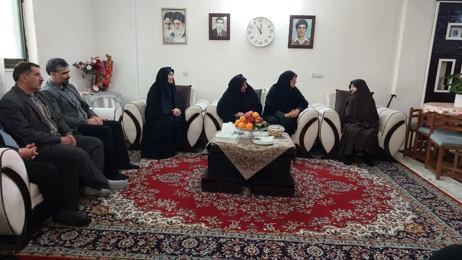 دیدار با مادر شهید مسعود دهقان 5