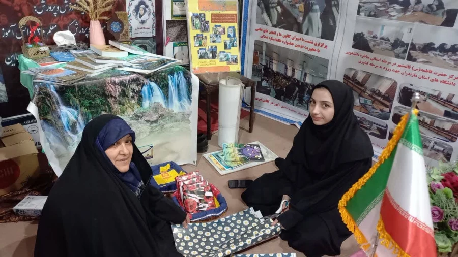 حضور دانشجویان مرکز حضرت فاطمه (س) قائمشهر در جشنواره حرکت و رویش 2