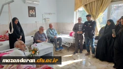 حضور  در مرکز  توانبخشی امام علی (ع) و عیادت از جانبازان جنگ تحمیلی به مناسبت ایام ا... دهه فجر  4