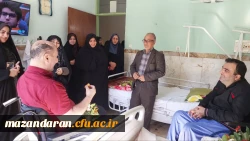 حضور  در مرکز  توانبخشی امام علی (ع) و عیادت از جانبازان جنگ تحمیلی به مناسبت ایام ا... دهه فجر  6