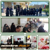 حضور  در مرکز  توانبخشی امام علی (ع) و عیادت از جانبازان جنگ تحمیلی به مناسبت ایام ا... دهه فجر  8