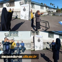 مسابقات ورزشی دانشگاه های شهرستان نوشهر به میزبانی دانشگاه فرهنگیان در ایام الله دهه مبارک فجر بین همکاران برگزار شد  3