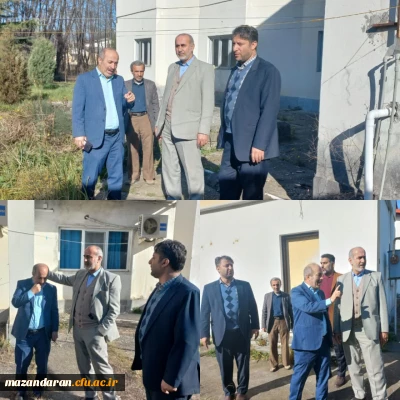 بازدید میدانی ریاست دانشگاه فرهنگیان مازندران