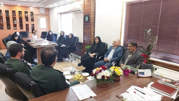 دیدار با فرمانده سپاه پاسداران شهرستان قائمشهر 2