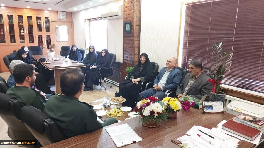 دیدار با فرمانده سپاه پاسداران شهرستان قائمشهر 2