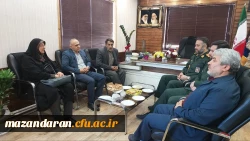 دیدار با فرمانده سپاه پاسداران شهرستان قائمشهر 3