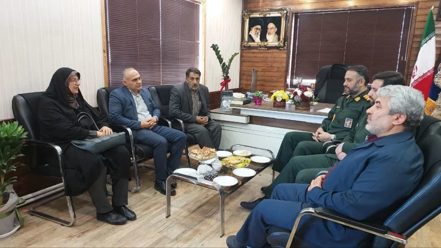 دیدار با فرمانده سپاه پاسداران شهرستان قائمشهر 3