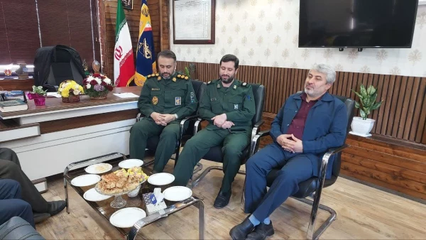 دیدار با فرمانده سپاه پاسداران شهرستان قائمشهر 4
