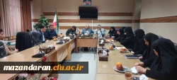 جلسه شورای اداری  پردیس خواهران ساری با حضور مسئولین استانی  2