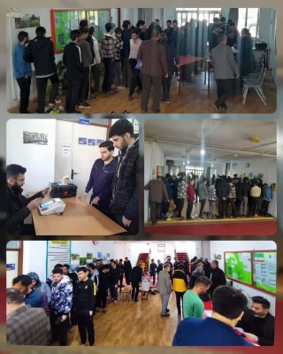 حضور پرشور دانشجویان دانشگاه فرهنگیان مازندران در پای صندوق های رای 3