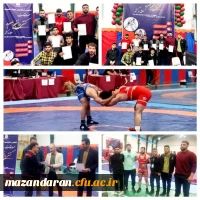 نائب قهرمانی تیم کشتی آزاد دانشگاه فرهنگیان استان مازندران 3