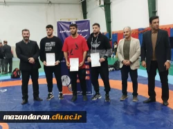 نائب قهرمانی تیم کشتی آزاد دانشگاه فرهنگیان استان مازندران 5