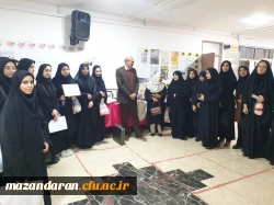 برگزاری نمایشگاه آثار هنری( هنرهای سنتی _ بافت ) دانشجویان رشته کاروفناوری پردیس فاطمه الزهرا(س)ساری با حضور استاد درس مربوطه سرکار خانم نورمحمدیار و بازدید ریاست پردیس، کارکنان و دانشجویان 
  روز دوشنبه مورخ ۱۴ اسفند ۱۴۰۲ 5