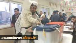 حضور پرشور  مهارت آموزان دبیری ماده ۲۸ پردیس فاطمه الزهرا س ساری در انتخابات ۱۱ اسفند  7