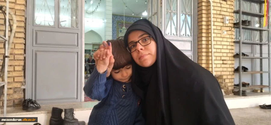 حضور پرشور  مهارت آموزان دبیری ماده ۲۸ پردیس فاطمه الزهرا س ساری در انتخابات ۱۱ اسفند  9