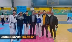 نائب قهرمانی تیم تکواندو  دانشگاه فرهنگیان استان مازندران 3