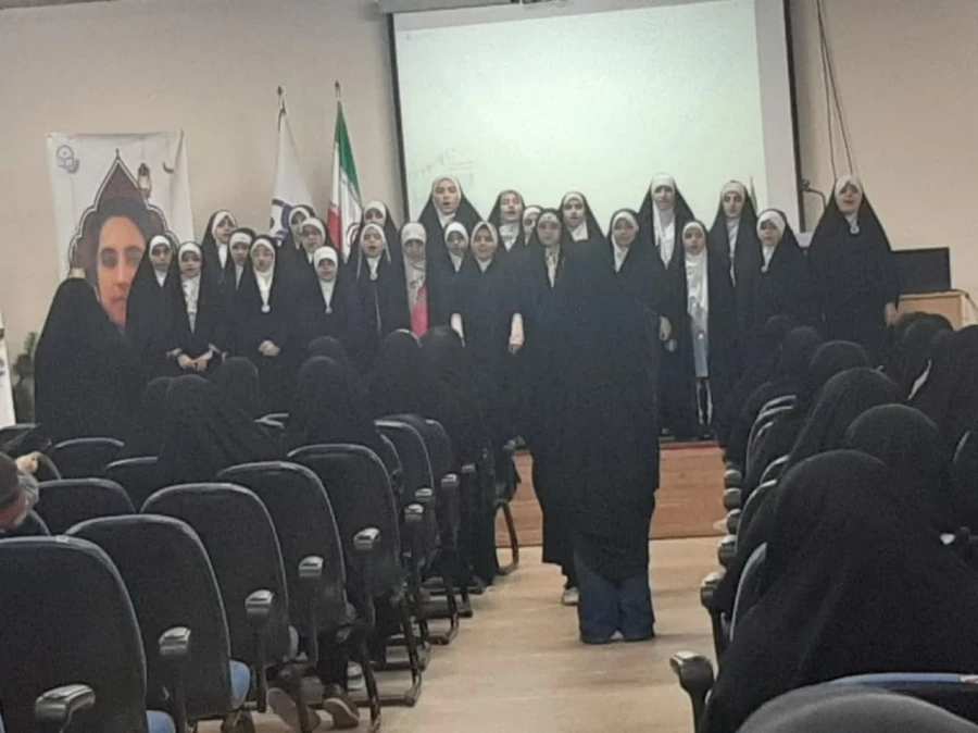 آیین بدرقه کاروان راهیان نور مرکز حضرت فاطمه (س) قائمشهر 2