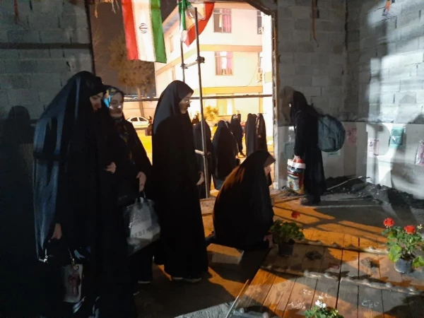 آیین بدرقه کاروان راهیان نور مرکز حضرت فاطمه (س) قائمشهر 2