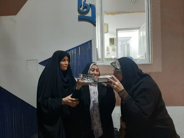 آیین بدرقه کاروان راهیان نور مرکز حضرت فاطمه (س) قائمشهر 2