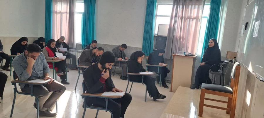 برگزاری روز اول آزمون مهارت آموزان دبیری  8