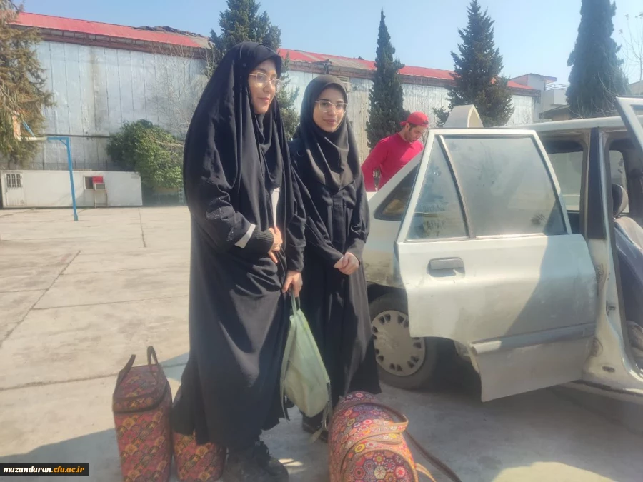 گروه  جهادی  پردیس خواهران ساری در مدرسه ابتدایی روستای زرین آباد سفلی  2