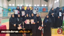 کسب مقام دوم دانشجویان مرکز حضرت فاطمه (س) قائمشهر در دومین لیگ والیبال دختران 2