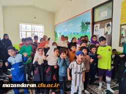 اردوی جهادی دانشجو معلمان بسیجی پردیس خواهران ساری در روستای زرین آباد سفلی  14