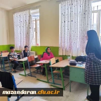 اردوی جهادی دانشجو معلمان بسیجی پردیس خواهران ساری در روستای زرین آباد سفلی  4