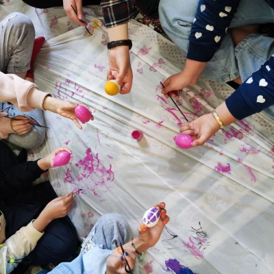 اردوی جهادی دانشجو معلمان بسیجی پردیس خواهران ساری در روستای زرین آباد سفلی  7