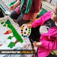 اردوی جهادی دانشجو معلمان بسیجی پردیس خواهران ساری در روستای زرین آباد سفلی  13