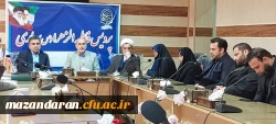 نشست صمیمی علی بابایی کارنامی نماینده مجلس شورای اسلامی با ریاست و کارکنان پردیس فاطمه الزهرا س ساری  13