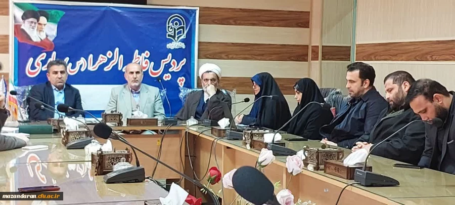 نشست صمیمی علی بابایی کارنامی نماینده مجلس شورای اسلامی با ریاست و کارکنان پردیس فاطمه الزهرا س ساری  13