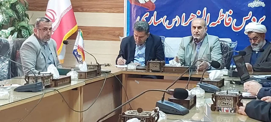 نشست صمیمی علی بابایی کارنامی نماینده مجلس شورای اسلامی با ریاست و کارکنان پردیس فاطمه الزهرا س ساری  7