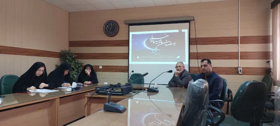 نشست صمیمی علی بابایی کارنامی نماینده مجلس شورای اسلامی با ریاست و کارکنان پردیس فاطمه الزهرا س ساری  8