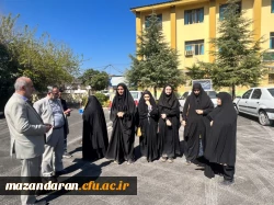 حضور گروه جهادی دانشجو معلمان بسیجی پردیس فاطمه الزهرا س ساری در جنگل های روستای پایین کولا از توابع  شهرستان ساری و کاشت ۲۰۰ اصله  نهال  2