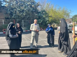 حضور گروه جهادی دانشجو معلمان بسیجی پردیس فاطمه الزهرا س ساری در جنگل های روستای پایین کولا از توابع  شهرستان ساری و کاشت ۲۰۰ اصله  نهال  5